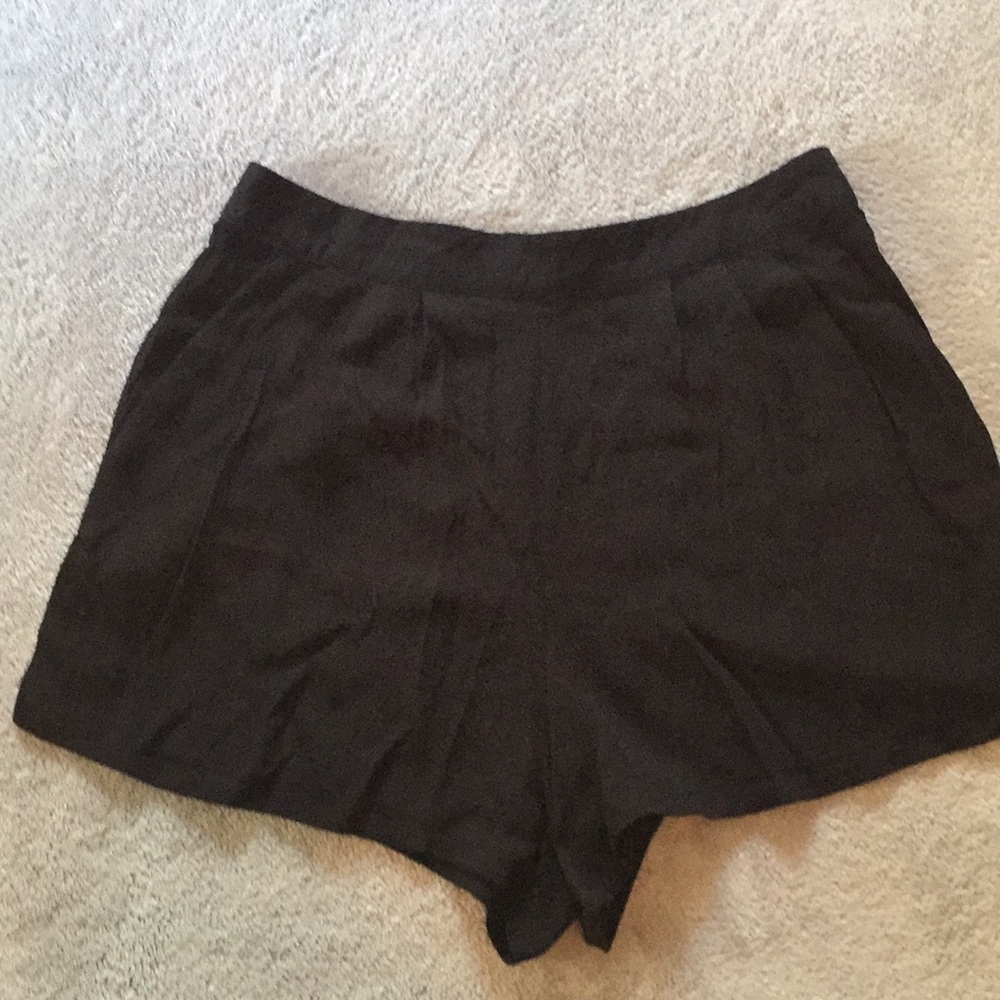Black High Waisted Shorts