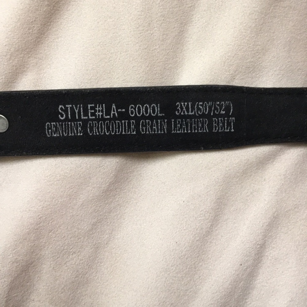 ❤️Genuine Crocodile Leather Belt with Ponchos - Picture 4 of 5