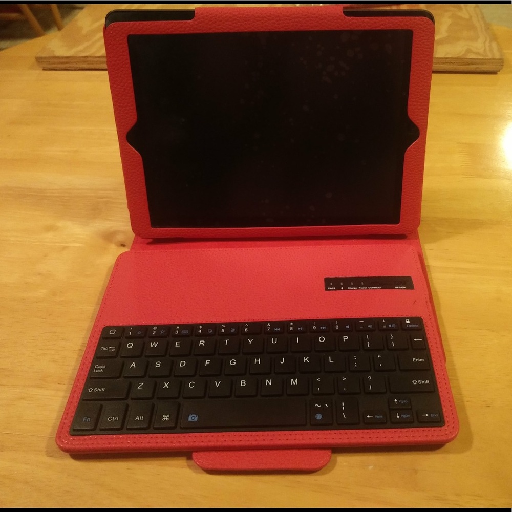 PU Leather Case Magnetic Bluetooth Keyboard
