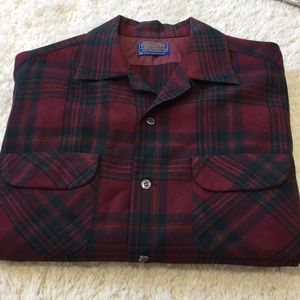 Pendleton 100% Wool Button Down
