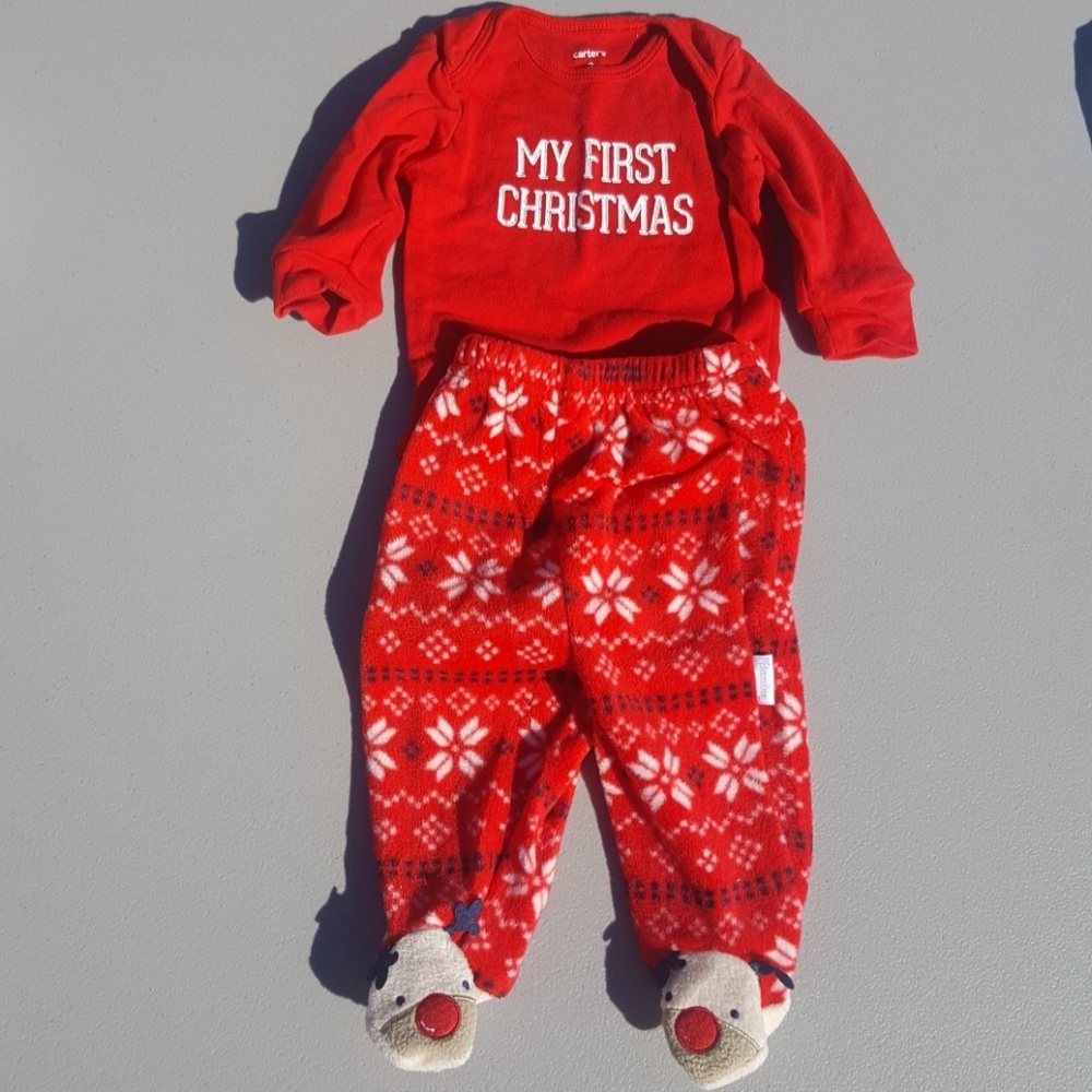 My first Christmas onsie