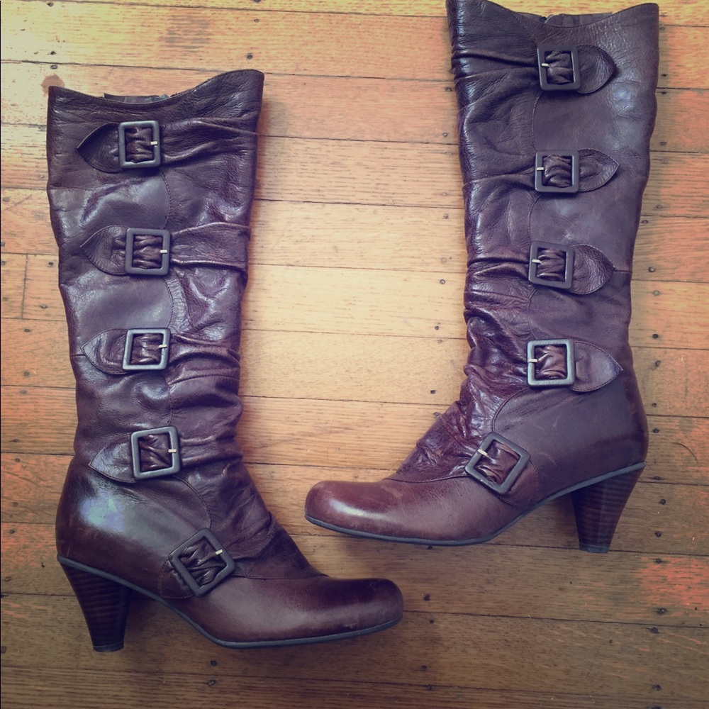 Mix Mooz leather boots