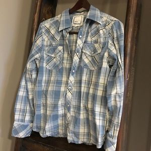 Men’s BKE button down flannel Shirt - Slim Fit