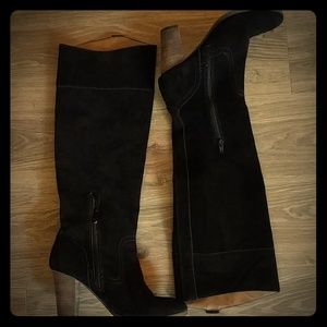 Dolce Vita leather suede black boots size 9.5