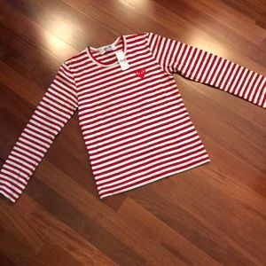 COMME DES GARÇONS PLAY Stripe Tee