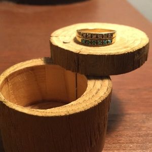 Diamond and Turquoise Ring