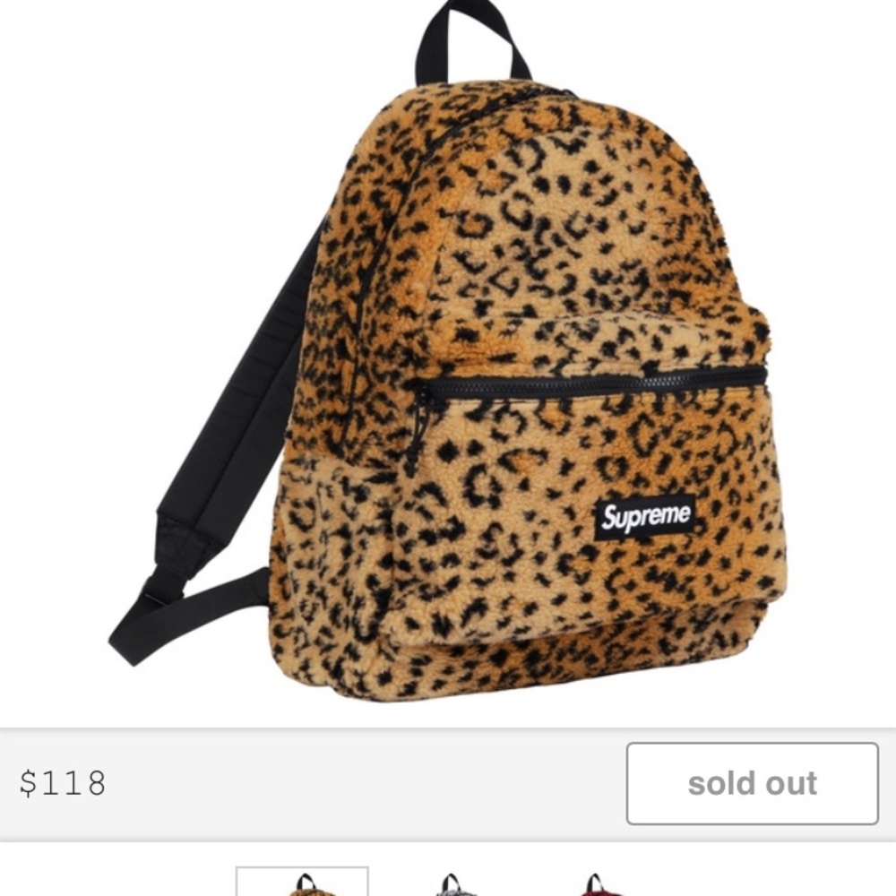 Leopard lease backpack