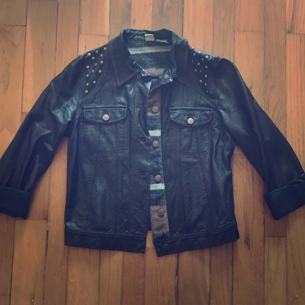 Dark brown Roxy Leather Jacket