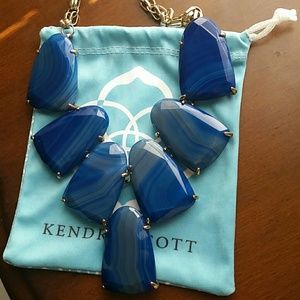 Kendra Scott blue agate Harlow
