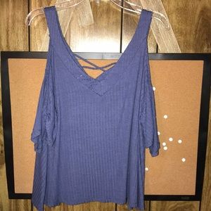 Juniors cold shoulder tank