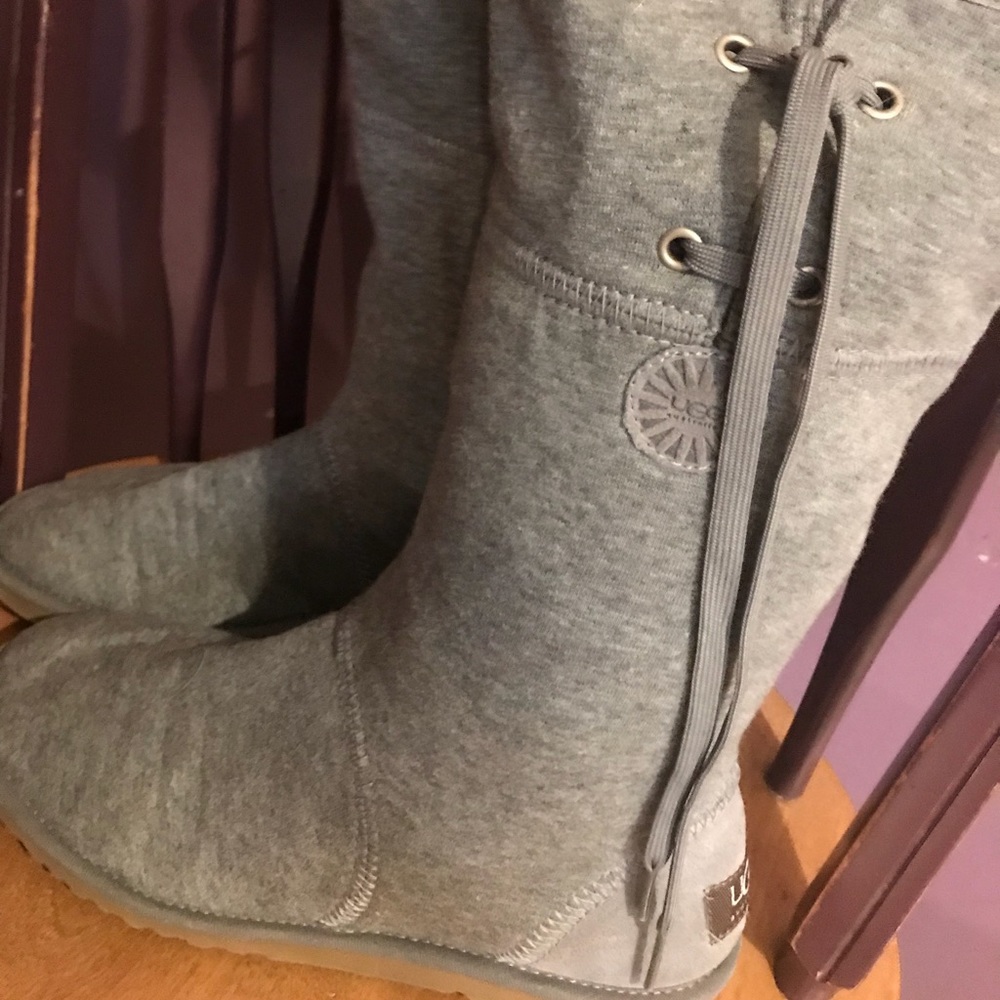 Ugg Authentic Cotton Gray Boots