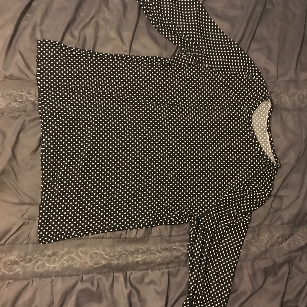 Polka dot blouse
