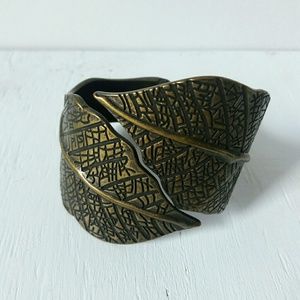 Vintage Brass Statement Bracelet