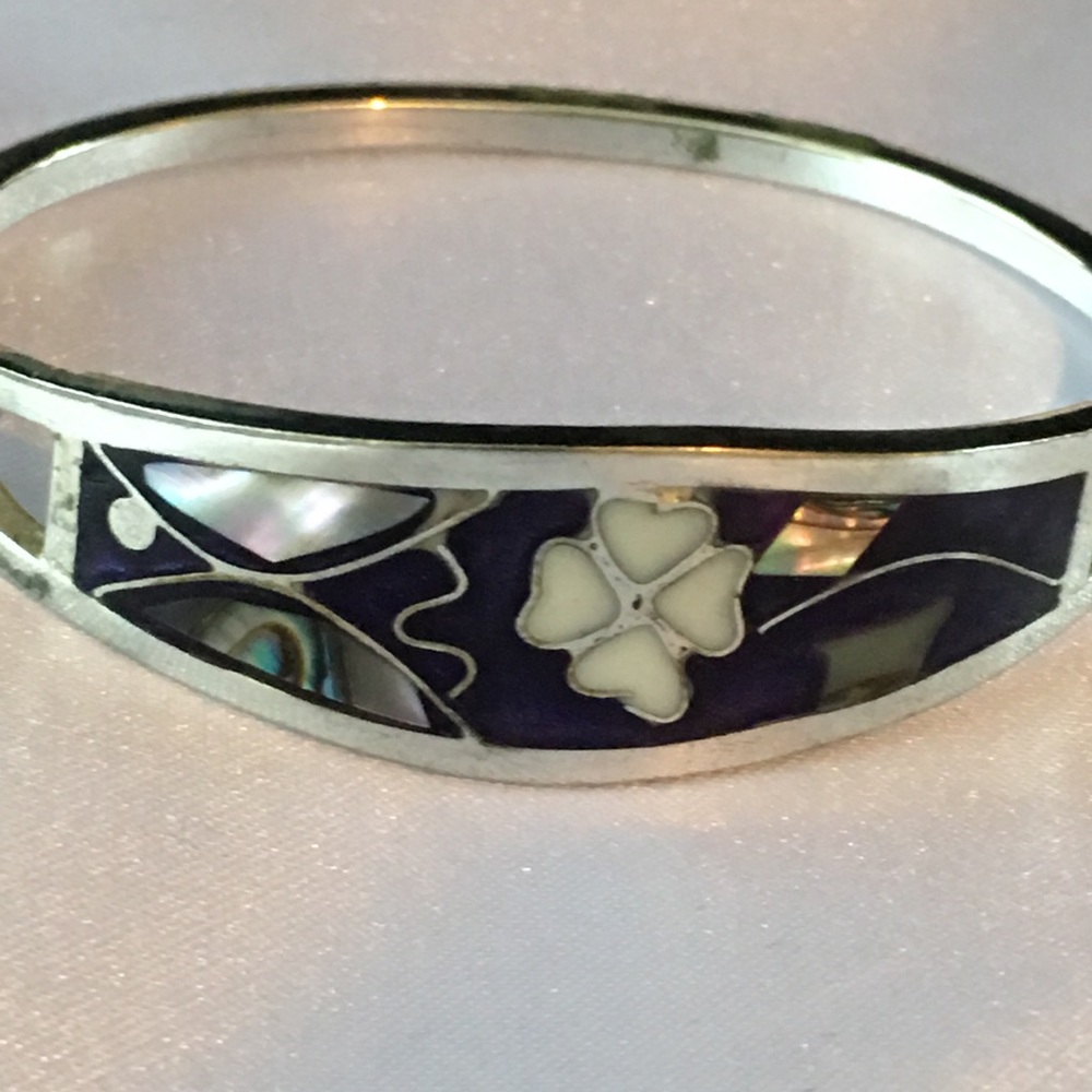 Genuine TAXCO Mexico inlaid bracelet
