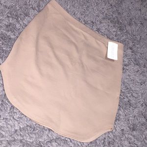 Tan pencil skirt!