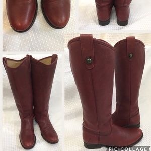Frye Melissa Button Pull on boots