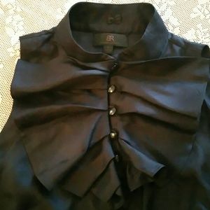 New Banana Republic Black Label Tuxedo SILK CAMI TOP BLOUSE FORMAL COCKTAILS