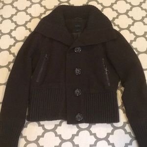 Adorable dark brown wool jacket