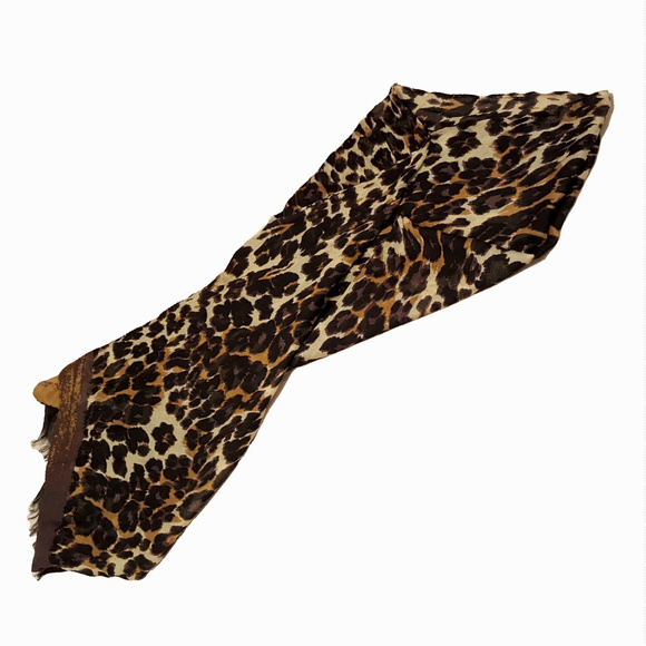 Diane von Furstenberg Leopard Print Scarf NWOT - Picture 8 of 8