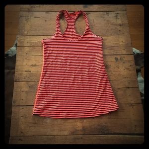 lululemon athletica striped Cool Racerback