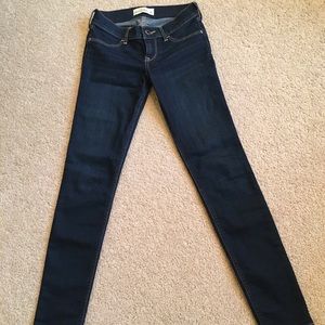 Abercrombie size 14 Dark Blue Super Skinny Jeans