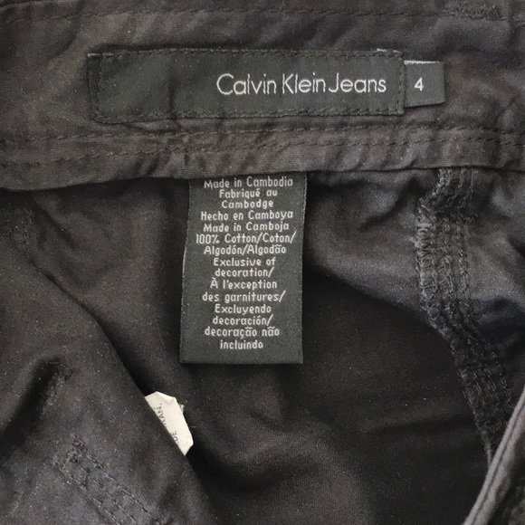 Calvin Klein Black Cargo Short - Picture 3 of 3