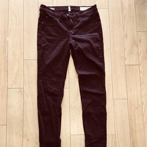 Rag & Bone Legging Jeans, size 28, Purple/Burgundy