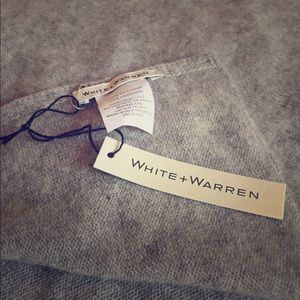 White + Warren 100% cashmere scarf