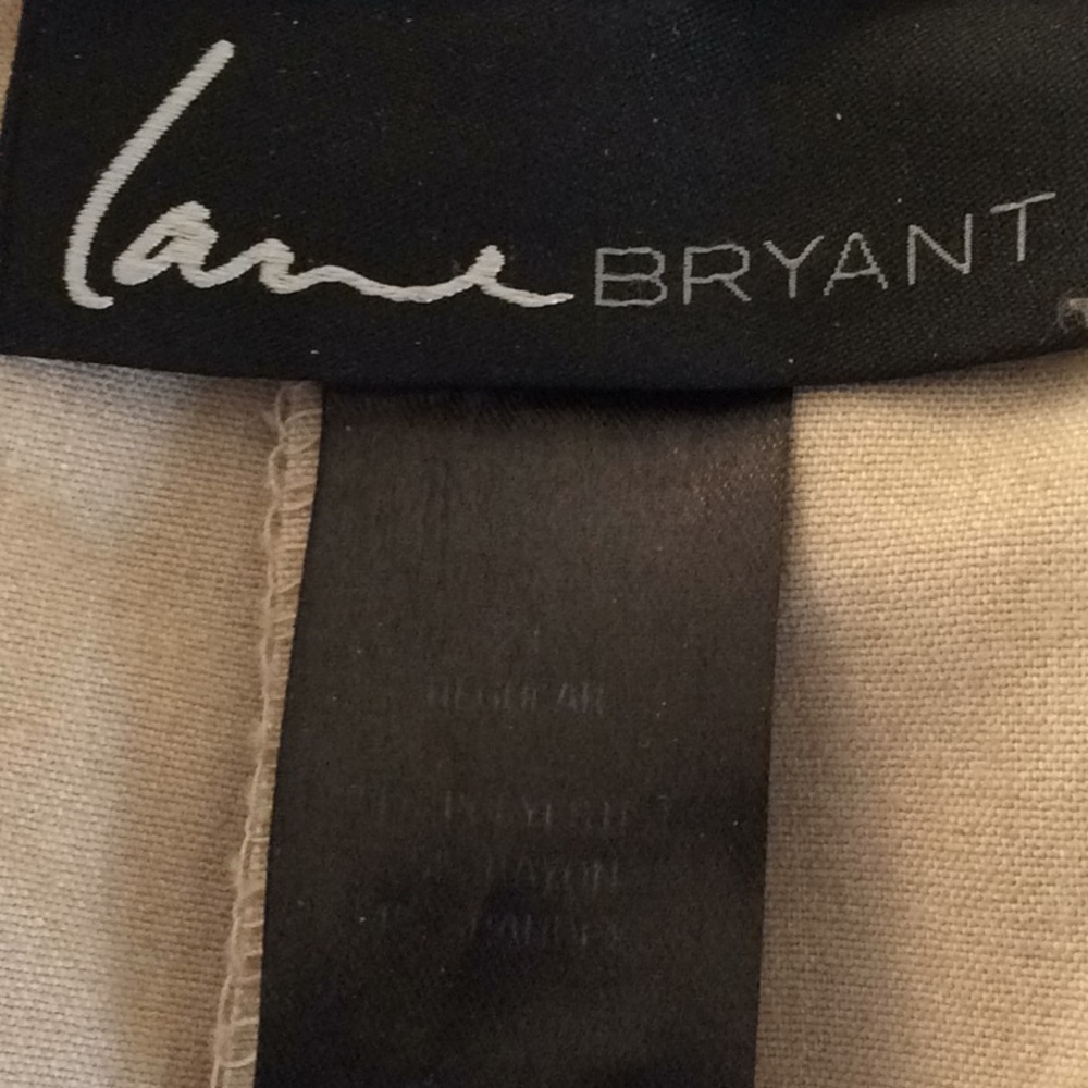 ⛱Ladies tan Lane Bryant dress pants - Picture 2 of 4