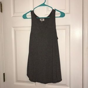 Black and white striped tank top.