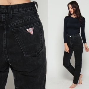 GUESS High Waisted Skinny Jeans 80s Vintage Mom