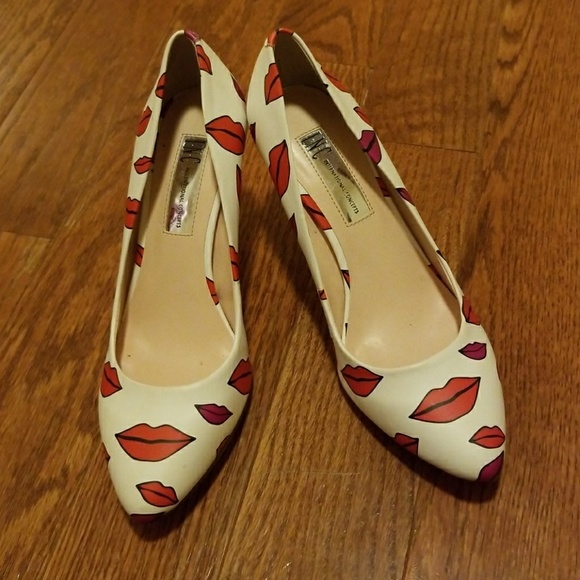Red lips kitten heels - Picture 4 of 7