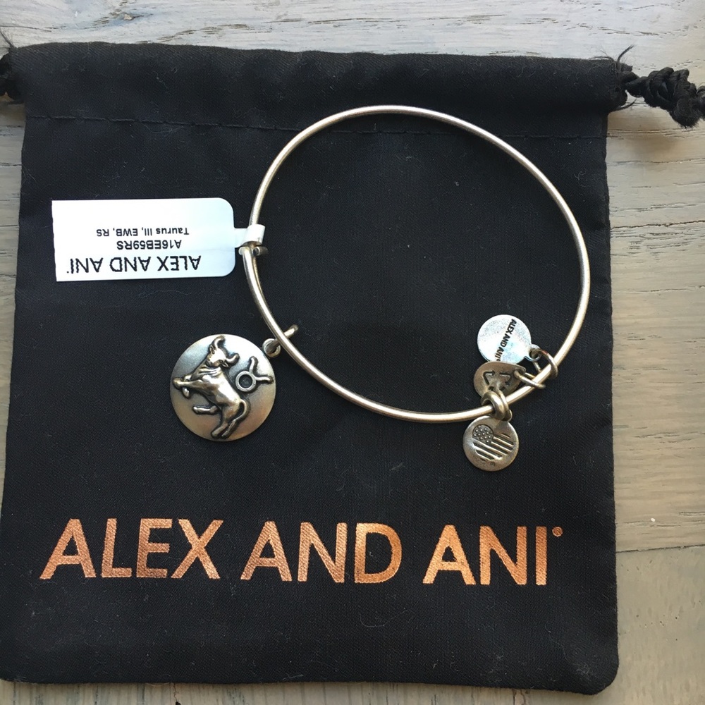 Alex and Ani Taurus Charm Bangle NWT