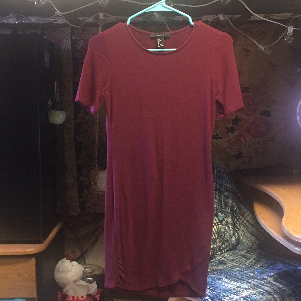 Maroon dress
