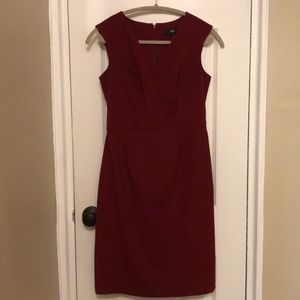 Cranberry dress—great for holidays!