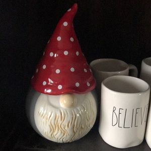 Christmas cookie jar gnome