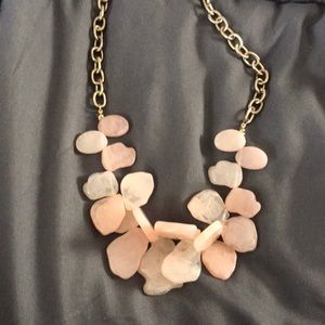 Chunky pink necklace