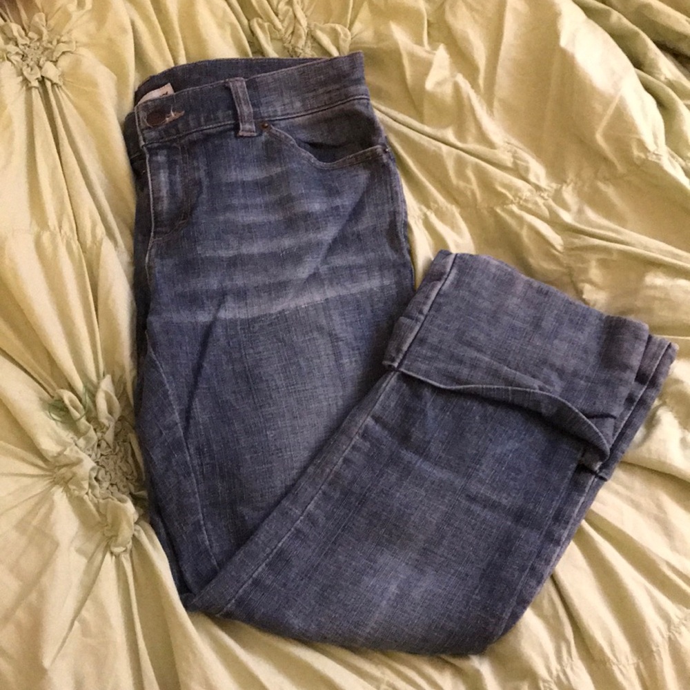 London Warehouse Vintage Wash Crop Jeans