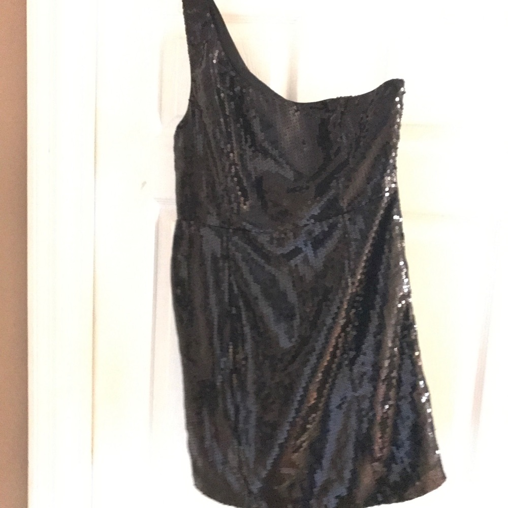 Rue 21 black sequined dress. Size large.