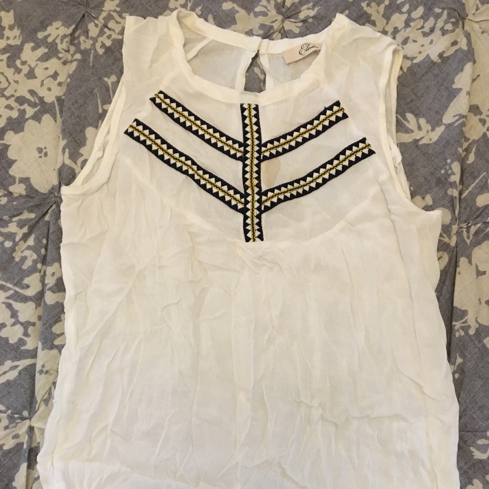 XS CUTE FLOWY TOP small stain