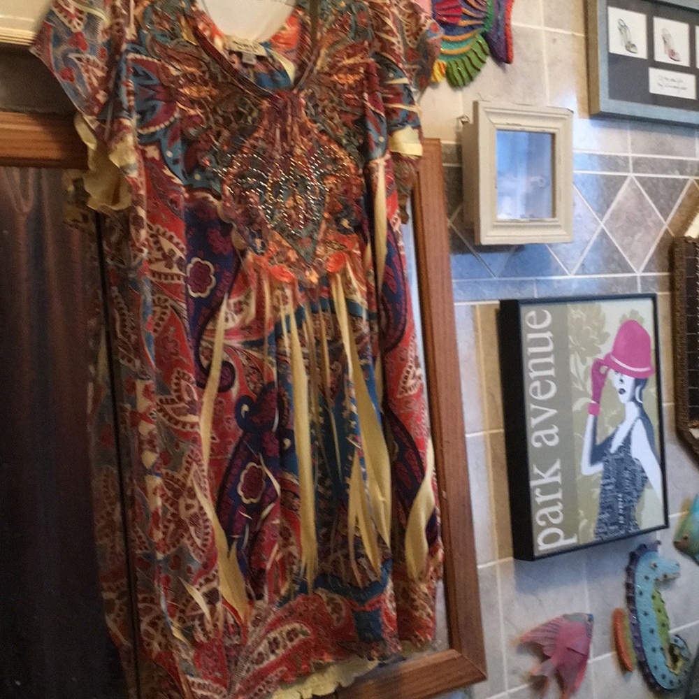 Emerald tunic