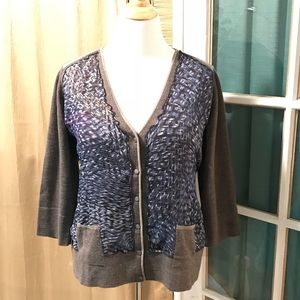 Escada XL button down cardigan sweater, NWOT