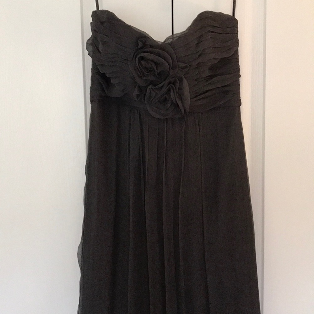 Full length formal chiffon dress