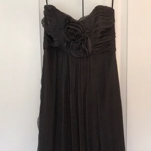 Full length formal chiffon dress