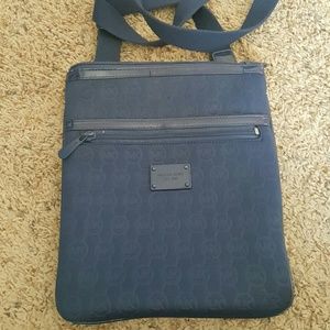 Michael Kors blue neoprene crossbody