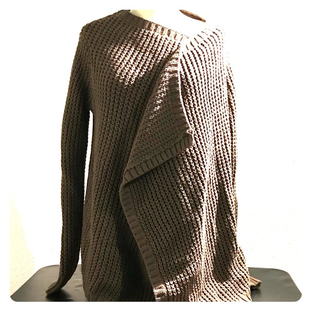 Ann Taylor wrap around knit sweater Size M