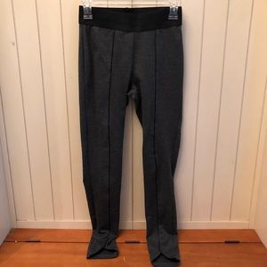 Gray Cropped Leggings