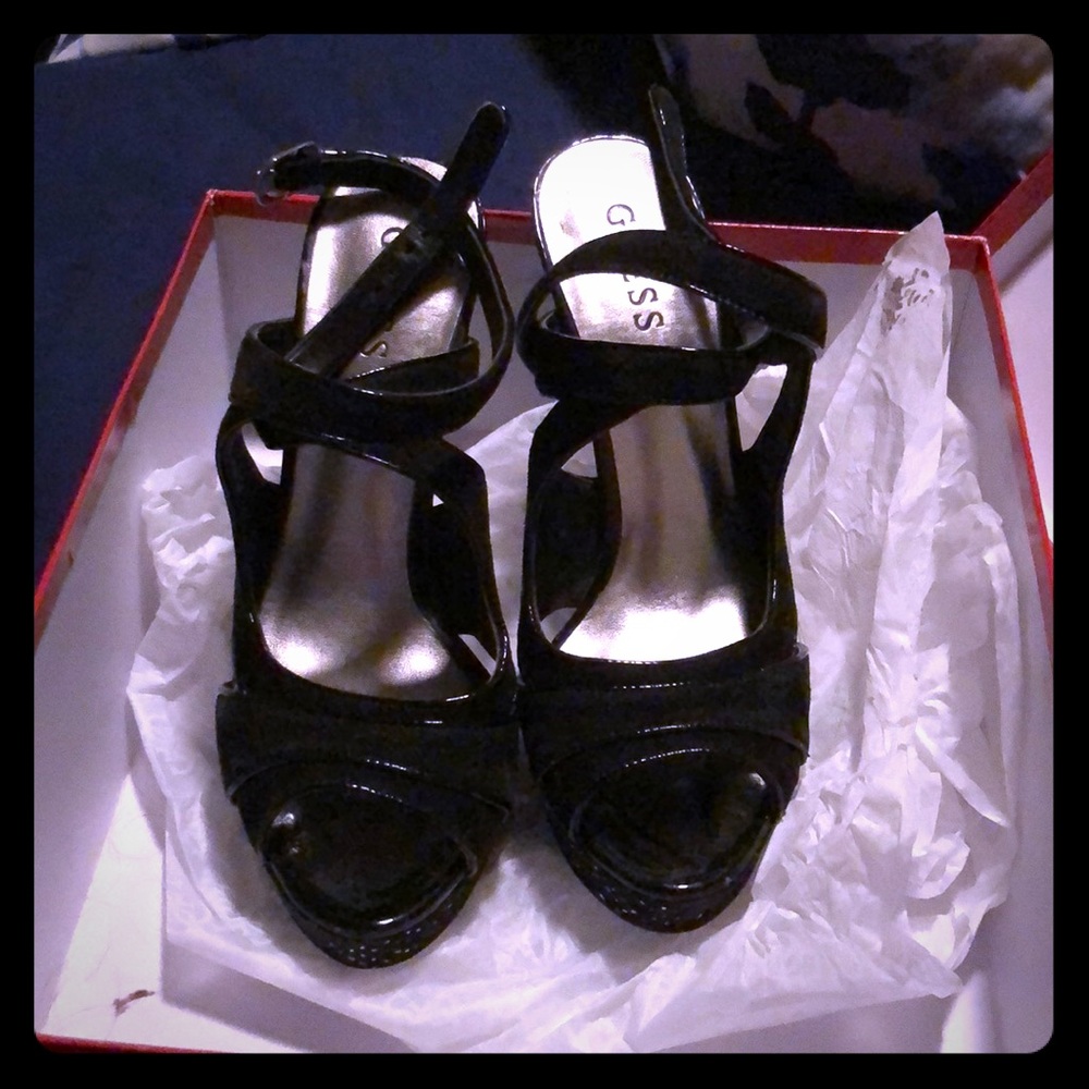 Guess Black Heels