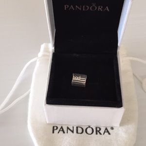 Pandora American flag bead