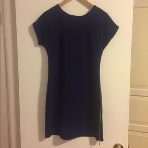 Armani Exchange blue dress with side zipper